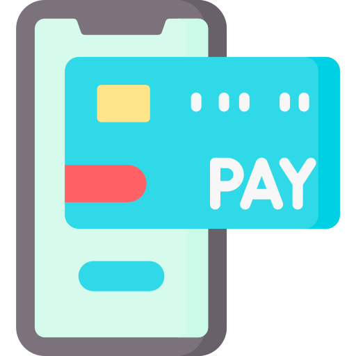 mobile phone payment icon