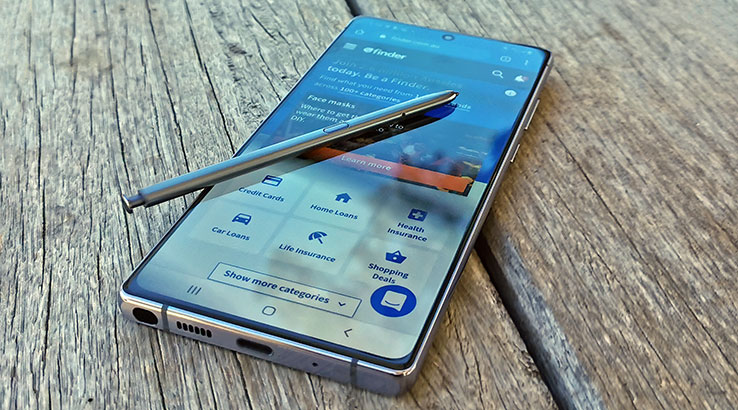 Image: Finder Samsung Galaxy Note20 5G