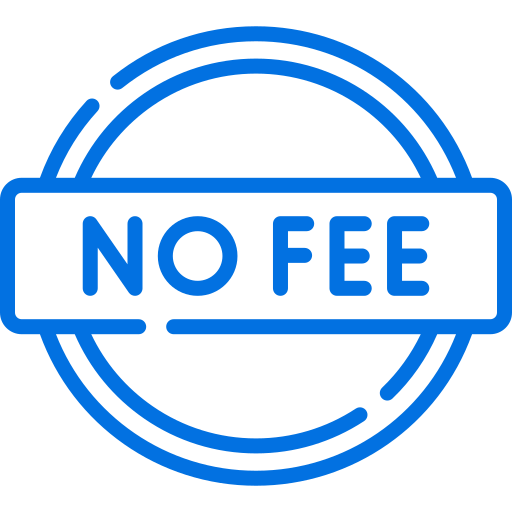 No fee icon