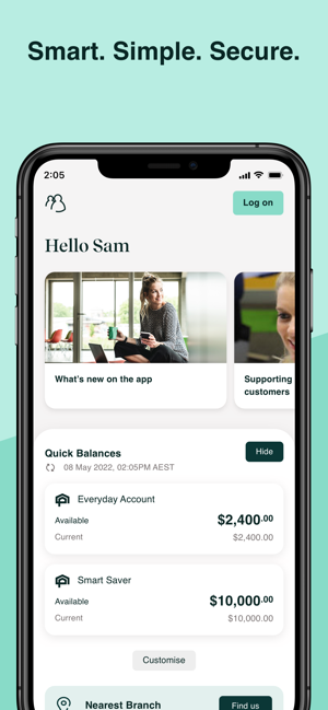 Newcastle Permanent mobile app logon