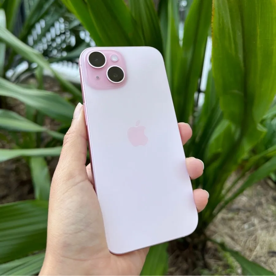 Back of iPhone 15