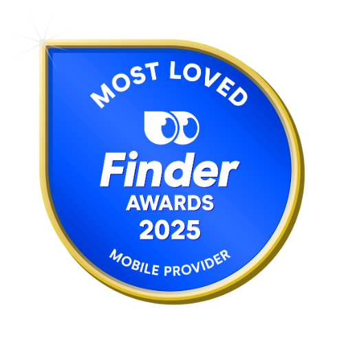 Most Loved Mobile Provider badge