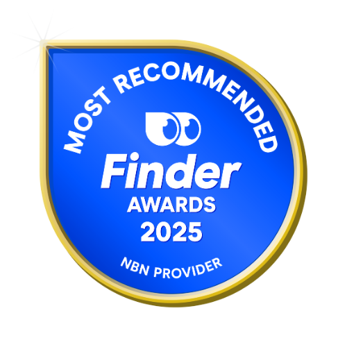Most Recommended NBN Provider badge