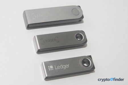 Image: Frank Corva/Finder 3 closed Ledger Nano wallets on table